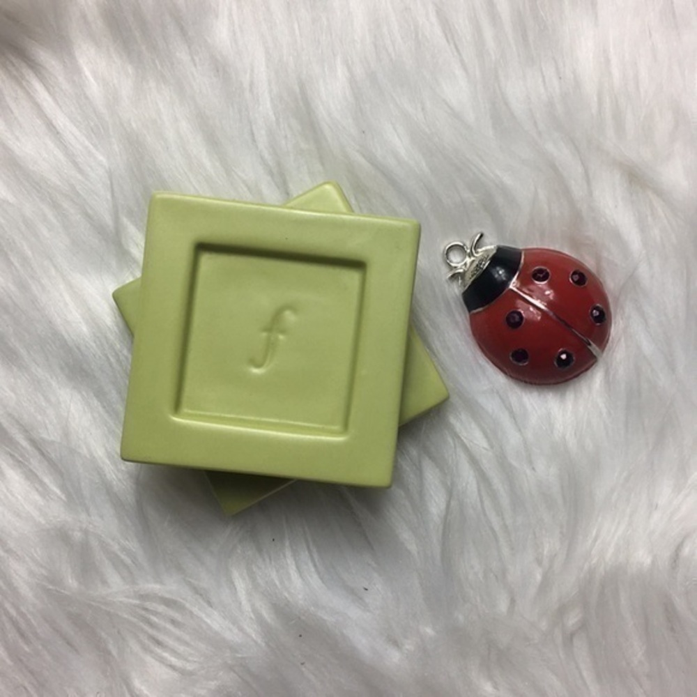Forte, tea bag square saucers, 2 1/2” x 2 1/2”.